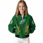 personalized philadelphia eagles shamrock pattern green jacket best selling jacketwow