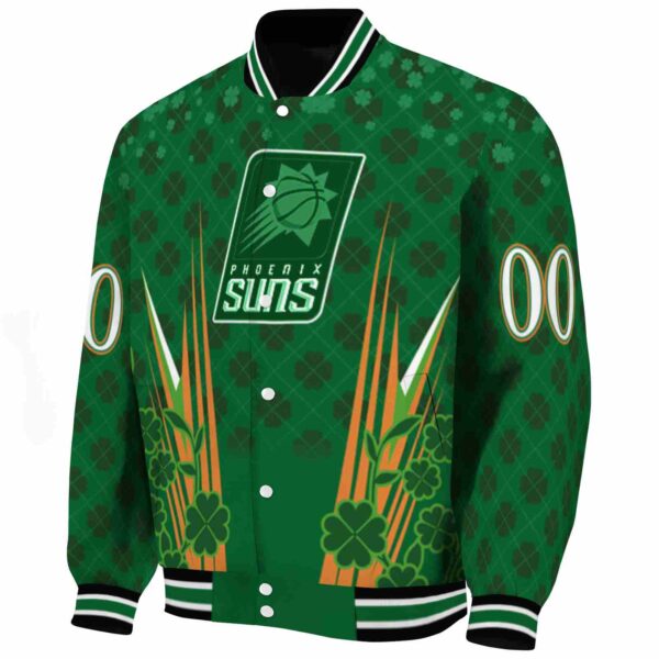 personalized phoenix suns shamrock pattern green jacket best selling jacketwow