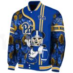 personalized pittsburgh panthers rose mickey royal blue jacket best selling jacketwow