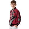 personalized san diego state aztecs floral print red jacket trendy jacketwow