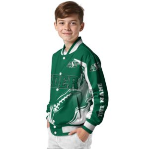 personalized saskatchewan roughriders flaming football green white jacket trendy jacketwow