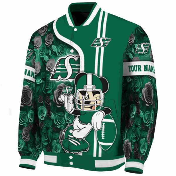 personalized saskatchewan roughriders rose mickey green jacket best selling jacketwow
