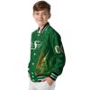 personalized saskatchewan roughriders shamrock pattern green jacket trendy jacketwow