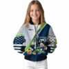 personalized seattle seahawks mickey donald goofy blue white jacket top rated jacketwow