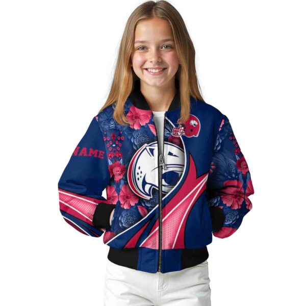 personalized south alabama jaguars floral print blue jacket top rated jacketwow