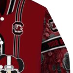 personalized south carolina gamecocks rose mickey garnet jacket best selling jacketwow