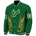 personalized south florida bulls shamrock pattern green jacket best selling jacketwow
