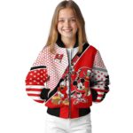 personalized tampa bay buccaneers mickey donald goofy red white jacket best selling jacketwow