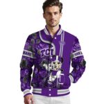 personalized tcu horned frogs rose mickey purple jacket best selling jacketwow