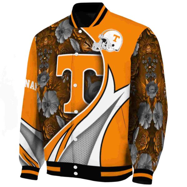 personalized tennessee volunteers floral print orange jacket best selling jacketwow