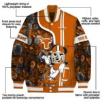 personalized texas longhorns rose mickey orange jacket best selling jacketwow
