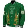 personalized texas tech red raiders shamrock pattern green jacket best selling jacketwow