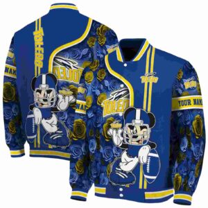 personalized toledo rockets rose mickey blue jacket fashion forward jacketwow