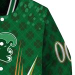 personalized tulane green wave shamrock pattern green jacket best selling jacketwow