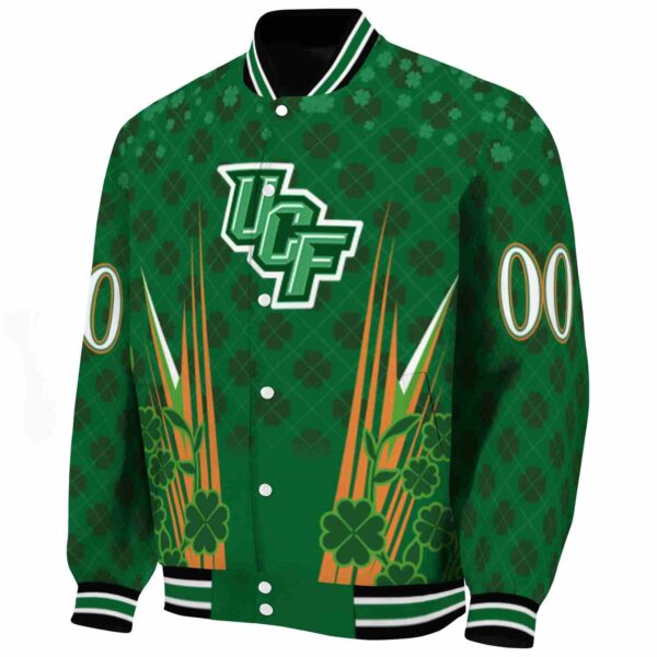 personalized ucf knights shamrock pattern green jacket best selling jacketwow