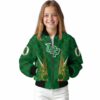 personalized ucf knights shamrock pattern green jacket top rated jacketwow