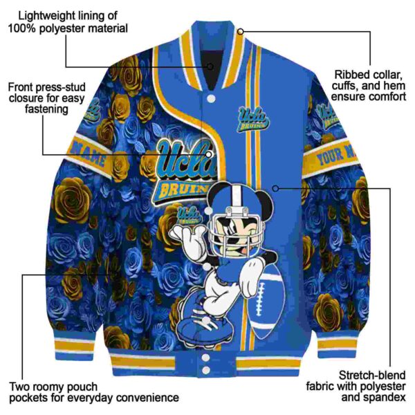personalized ucla bruins rose mickey blue jacket new arrival jacketwow