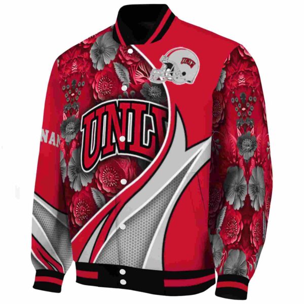 personalized unlv rebels floral print red jacket best selling jacketwow