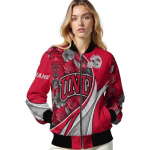 personalized unlv rebels floral print red jacket latest model jacketwow
