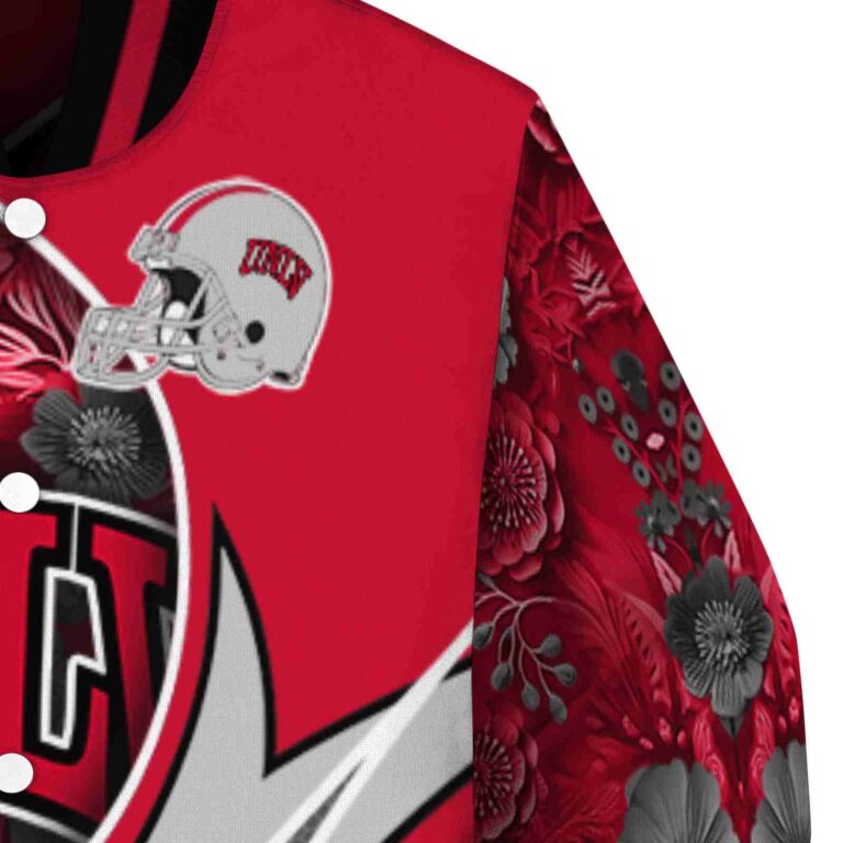 personalized unlv rebels floral print red jacket premium grade jacketwow
