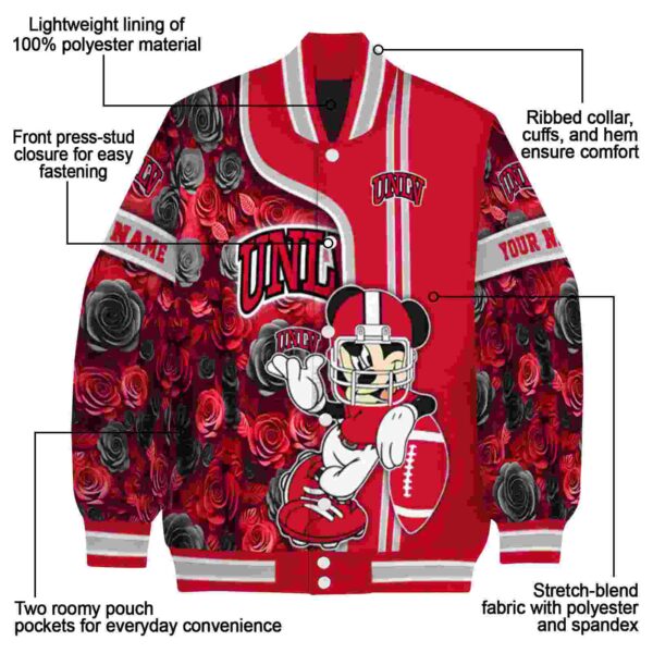 personalized unlv rebels rose mickey red jacket new arrival jacketwow