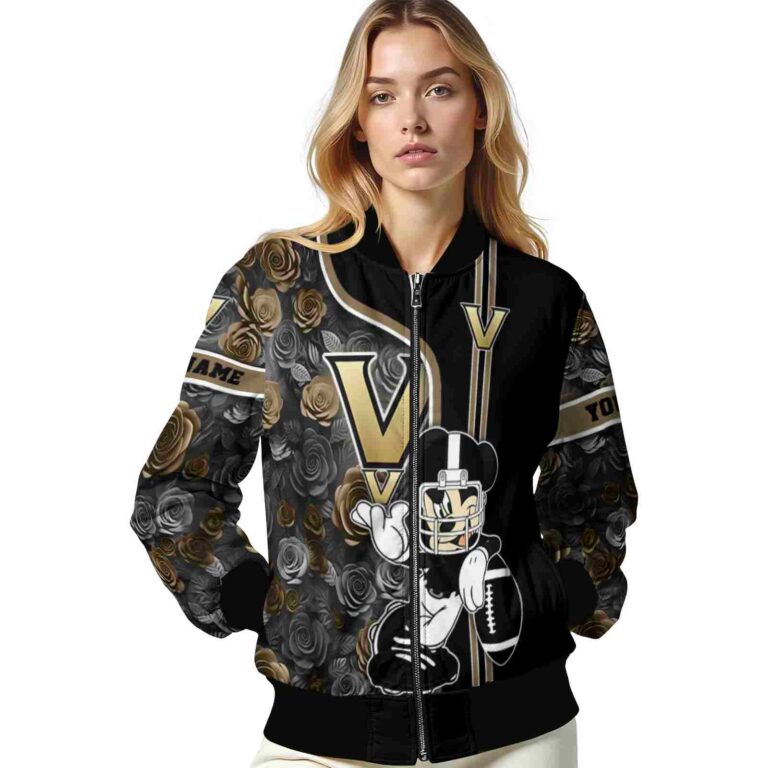 personalized vanderbilt commodores rose mickey black jacket latest model jacketwow