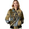 personalized vegas golden knights floral print tan jacket latest model jacketwow