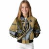 personalized vegas golden knights floral print tan jacket top rated jacketwow