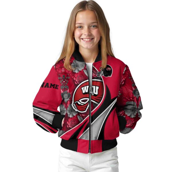 personalized western kentucky hilltoppers floral print red jacket top rated jacketwow