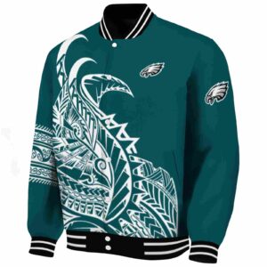 philadelphia eagles tribal art green white black jacket best selling jacketwow