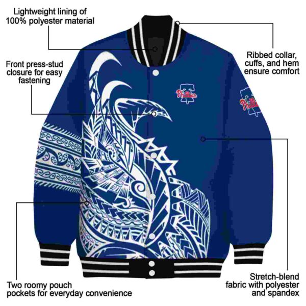 philadelphia phillies tribal art blue white black jacket new arrival jacketwow