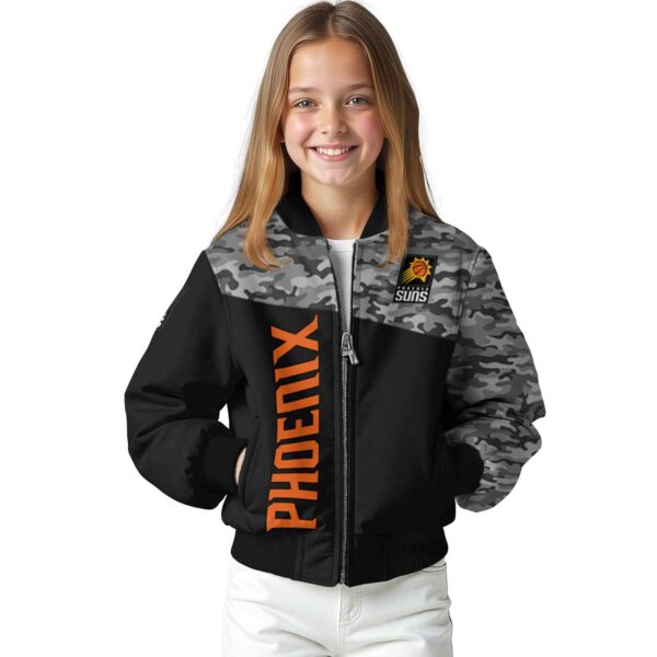 phoenix suns camo patchwork black jacket top rated jacketwow