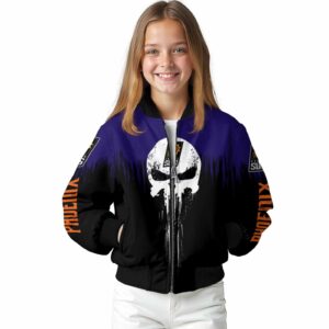 phoenix suns punisher skull purple black white jacket top rated jacketwow