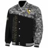 pittsburgh penguins camo patchwork black jacket best selling jacketwow