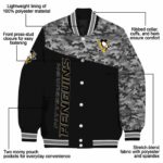 pittsburgh penguins camo patchwork black jacket best selling jacketwow