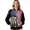 pittsburgh penguins patriotic theme black jacket latest model jacketwow