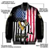 pittsburgh penguins patriotic theme black jacket new arrival jacketwow