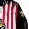 pittsburgh penguins patriotic theme black jacket premium grade jacketwow