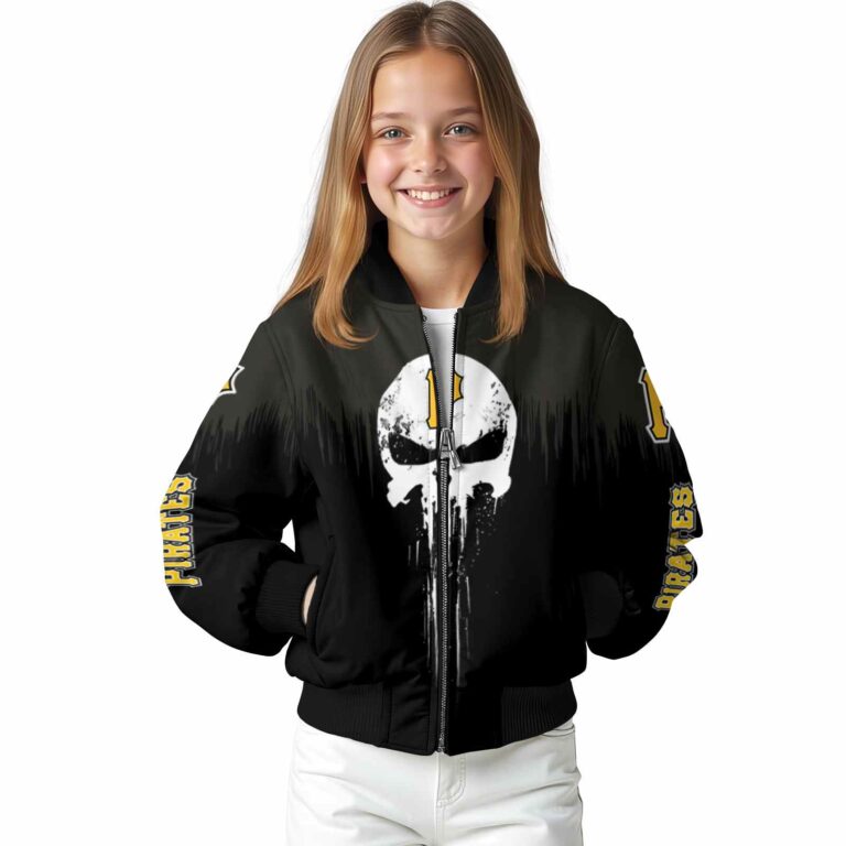 pittsburgh pirates punisher skull black white jacket top rated jacketwow