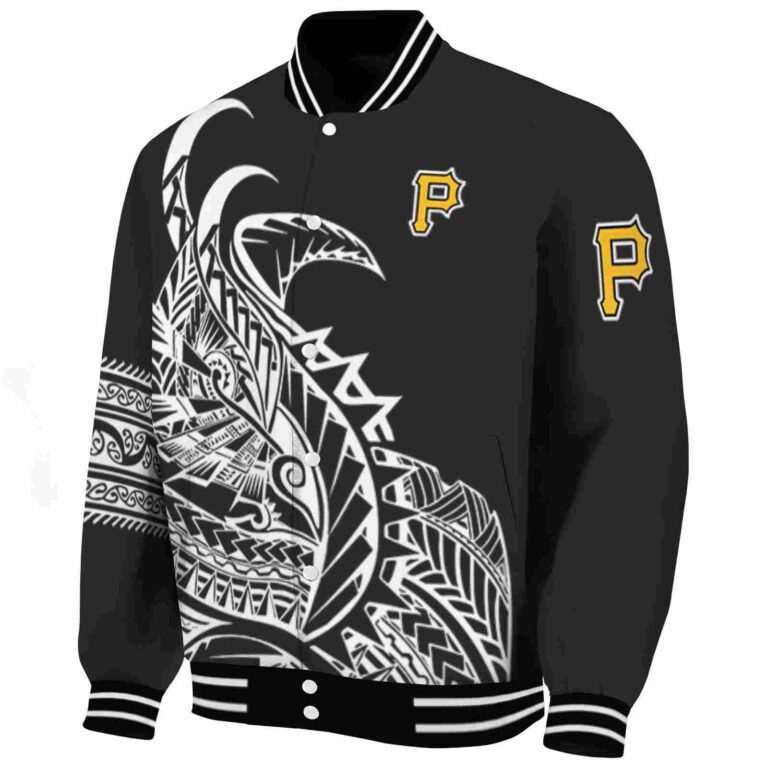 pittsburgh pirates tribal art black white black jacket best selling jacketwow