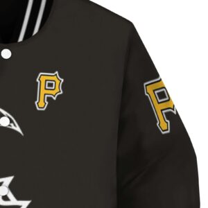pittsburgh pirates tribal art black white black jacket premium grade jacketwow