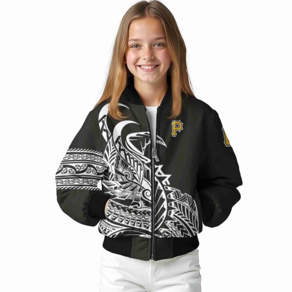 pittsburgh pirates tribal art black white black jacket top rated jacketwow