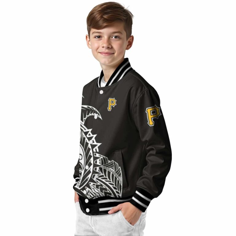 pittsburgh pirates tribal art black white black jacket trendy jacketwow