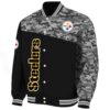 pittsburgh steelers camo patchwork black jacket best selling jacketwow