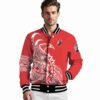 portland trail blazers tribal art red white black jacket high quality jacketwow