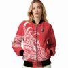 portland trail blazers tribal art red white black jacket latest model jacketwow