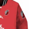 portland trail blazers tribal art red white black jacket premium grade jacketwow