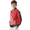 portland trail blazers tribal art red white black jacket trendy jacketwow