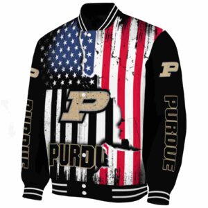 purdue boilermakers patriotic theme black jacket best selling jacketwow