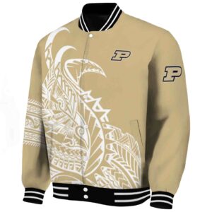 purdue boilermakers tribal art gold white black jacket best selling jacketwow